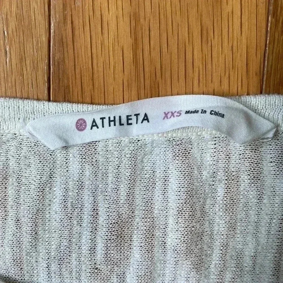 Athleta Cotton/Linen Top - Picture 2 of 5